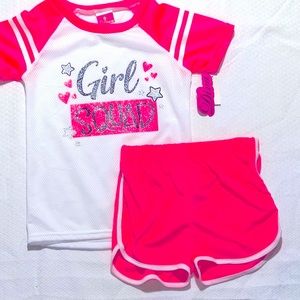 NWT Diva Girl Squad Shorts Set.